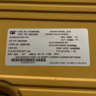 CAT C18 Motor a diesel industrial C18 ACERT TXW04866