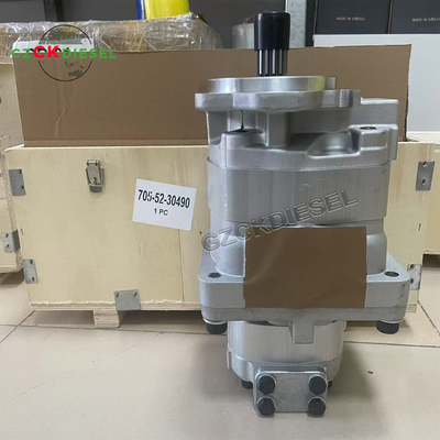 Bomba de engrenagem hidráulica 705-52-30490 705-52-31170 705-52-31130 705-55-34160 Para carregador Komastu WA500-3 WD500-3 HD605-7 WA320-3