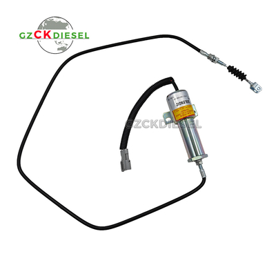 Solenoide de parada de combustível 24V R210 Switch 11E1-60100-24 para Hyundai Excavator