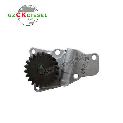 Bomba de Óleo 6206-51-1100 para Motor Komatsu 6D95L 4D95 Escavadeira PC100-3